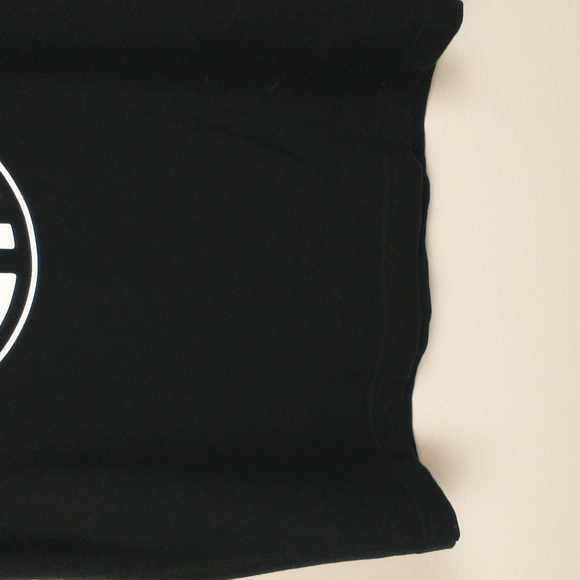 Reigning Champ Shirt Mens Small Black Short Sleeve Cotton Crewneck Logo - Picture 4 of 13